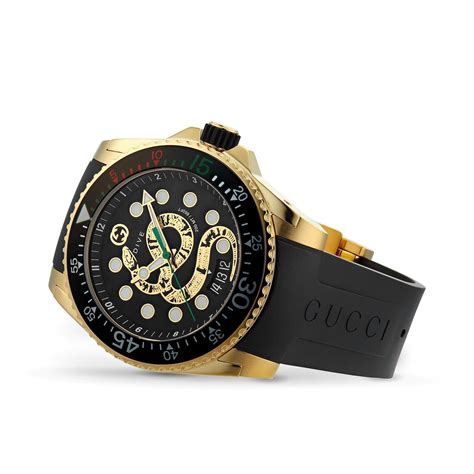 gucci dive 45mm replica|gucci rattlesnake watch.